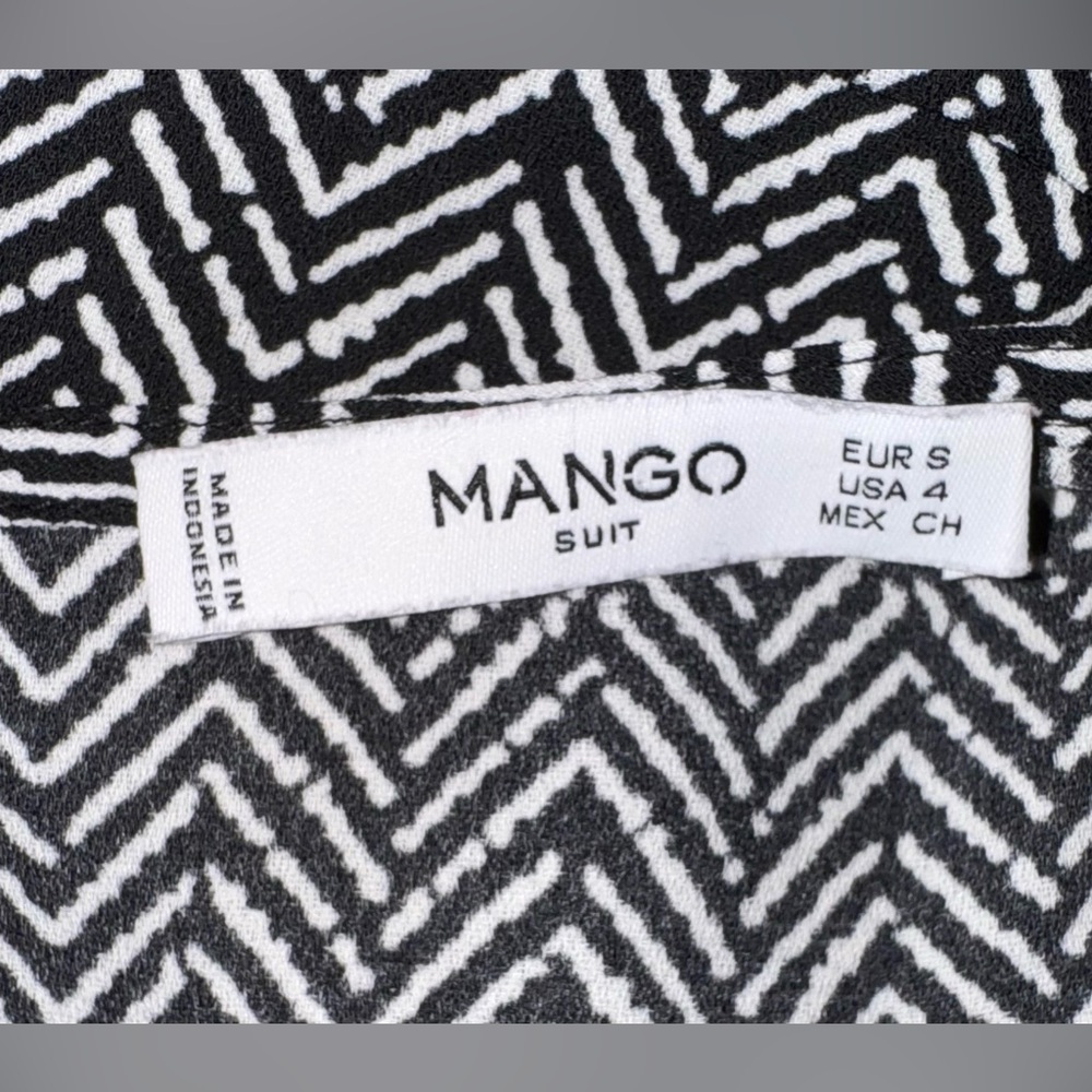 Mango shift dress. Herringbone pattern. EUC. Size… - image 7